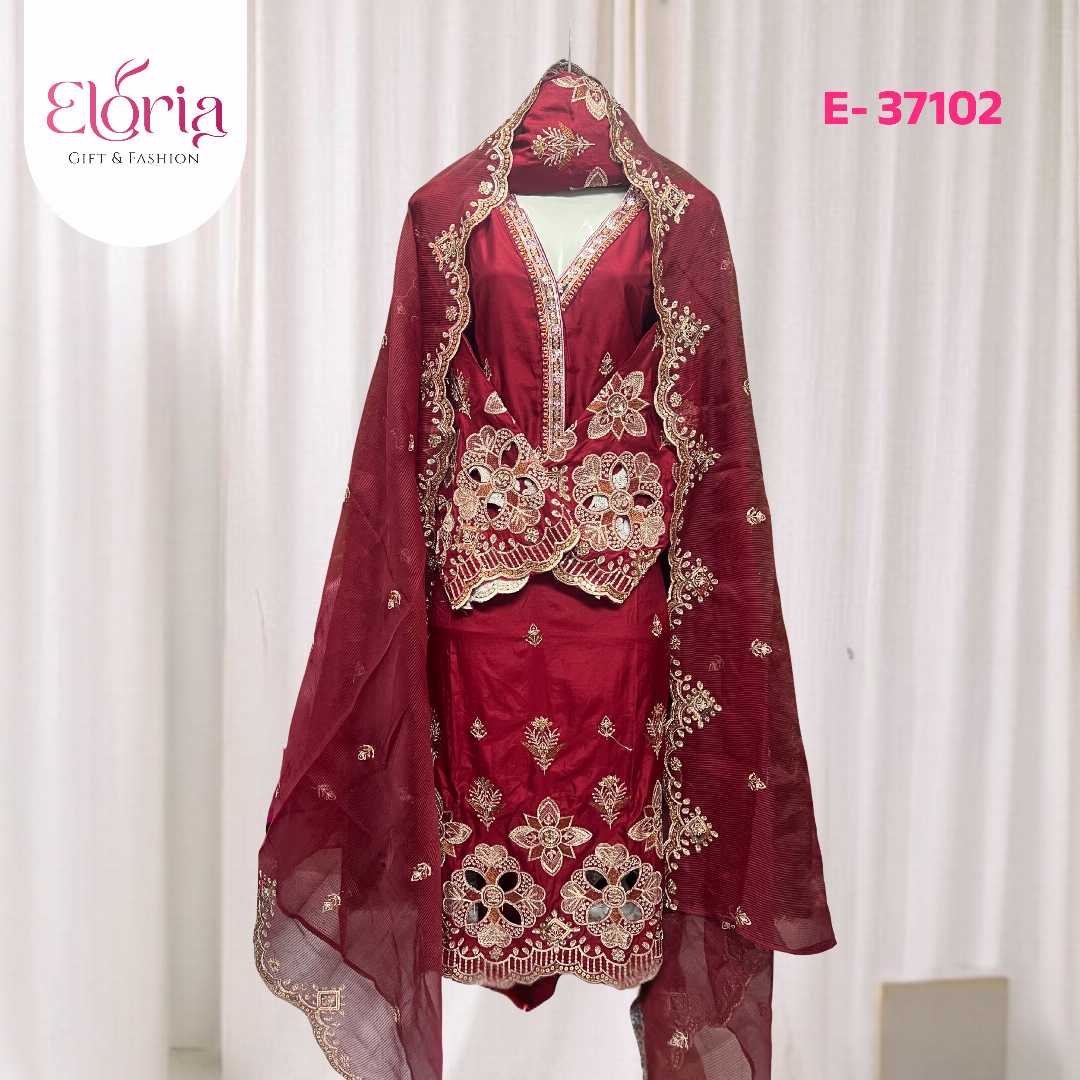 Eloria,Roktojoba,Nawabi,Zardozi,Dress